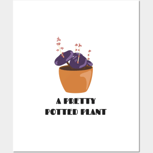 Plant Series: A Pretty Potted Plant Posters and Art